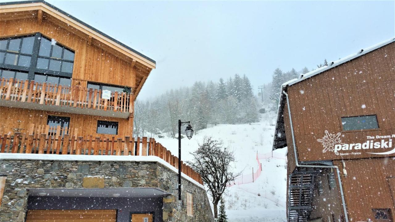 La Plagne-Tarentaise Chalet Hermine Bed & Breakfast エクステリア 写真